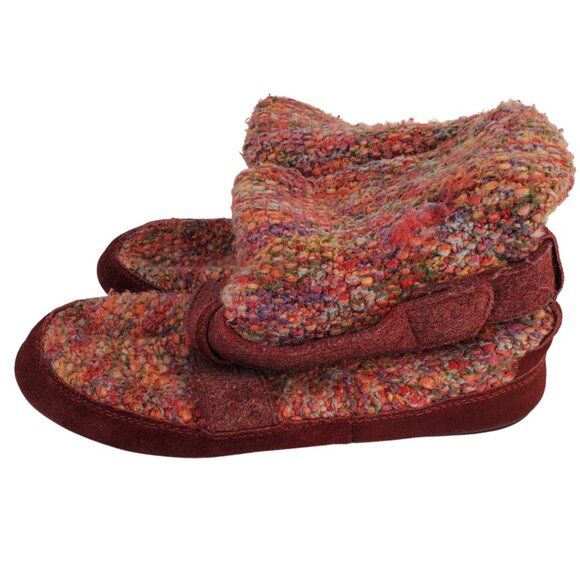 Women's Acorn Pull-On Wool Slipper Boots Multicolor 8/9 - Picture 4 of 8